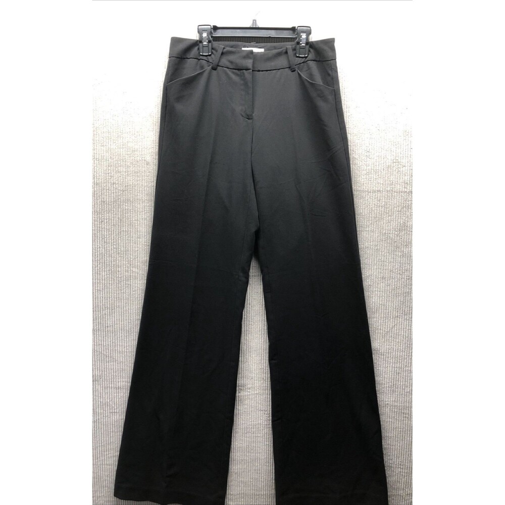 New York & Company Women’s Dress Pants Size 0 Tall Black Stretch Career Office